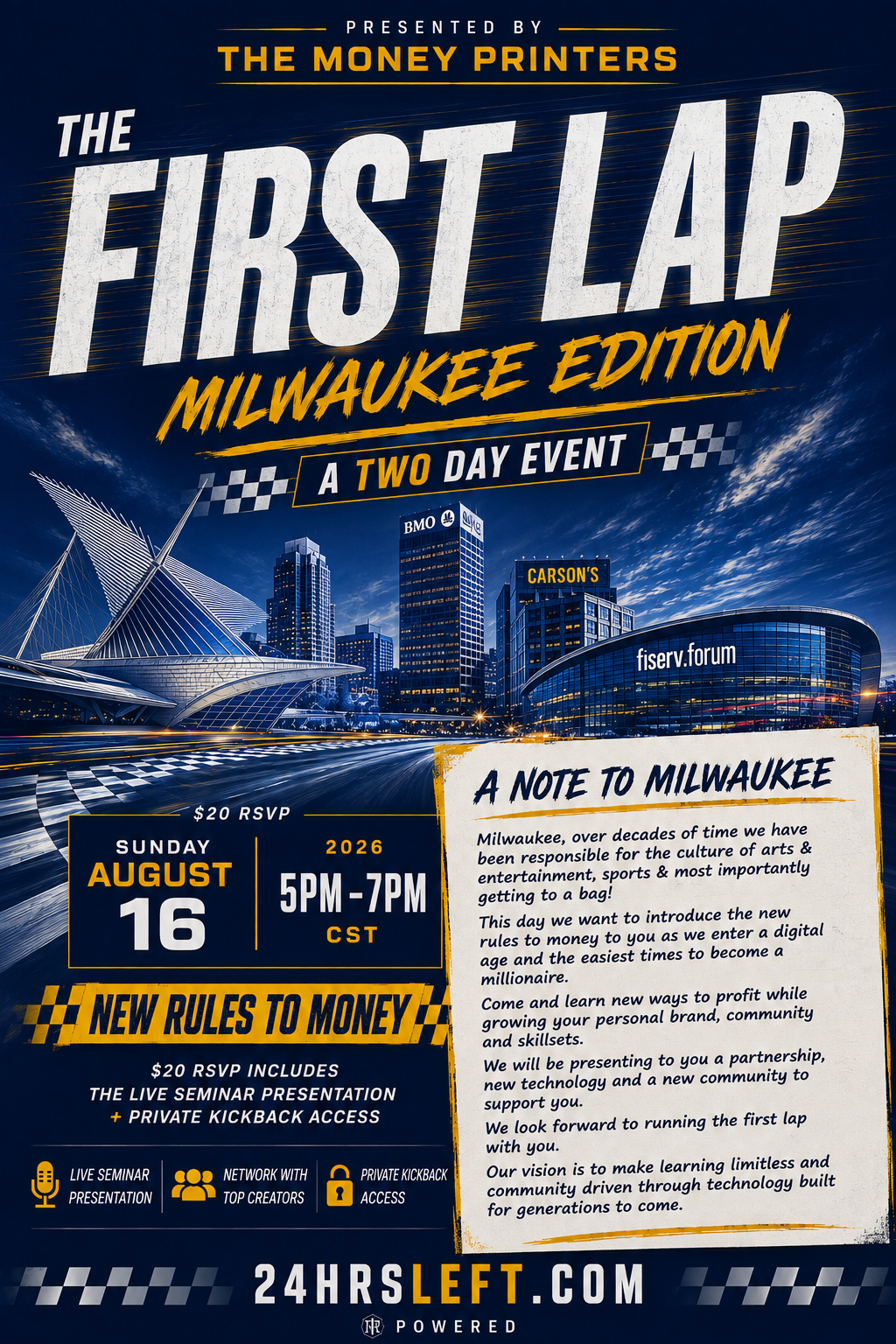 The First Lap: Milwaukee Edition