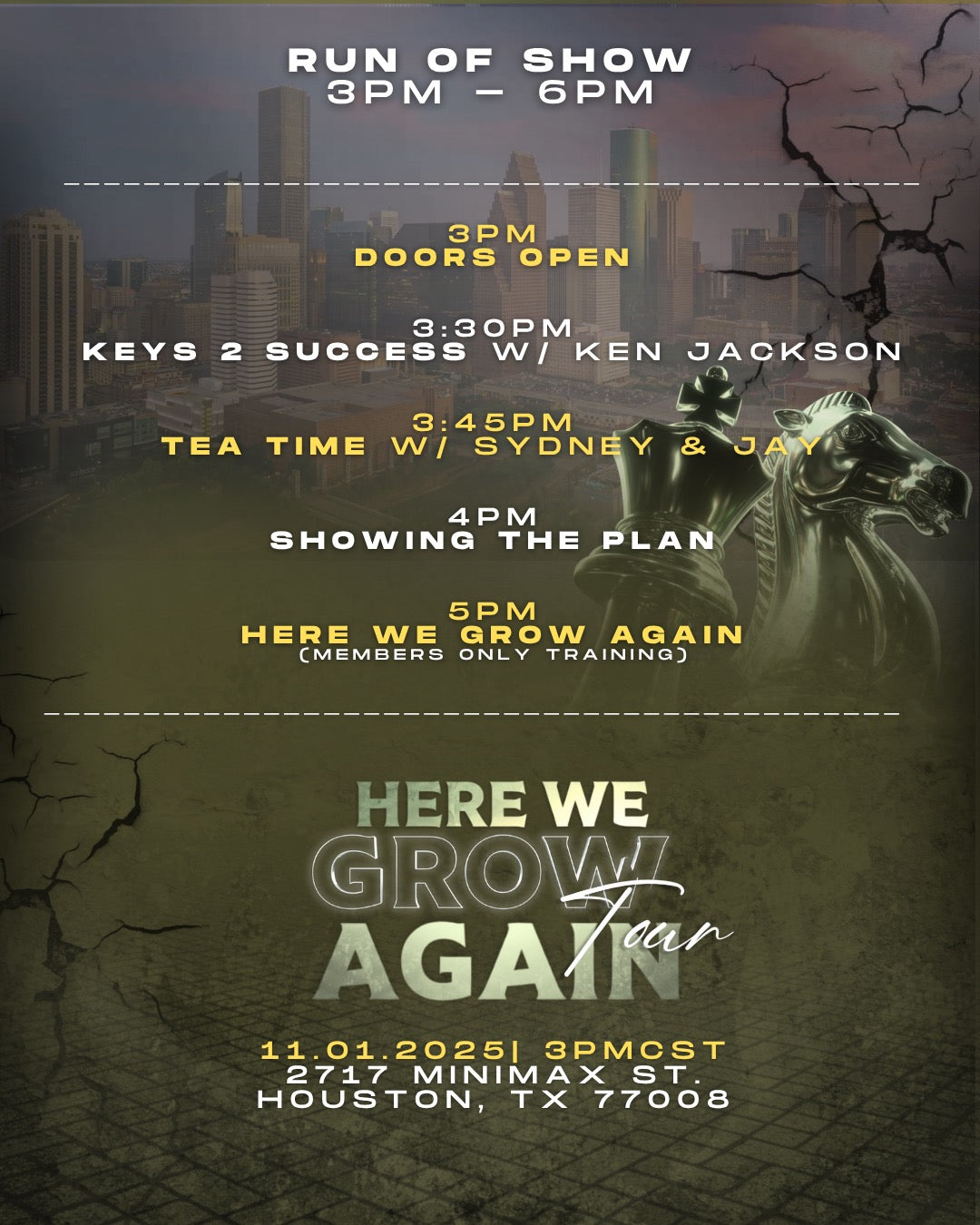 HERE WE GROW AGAIN TOUR