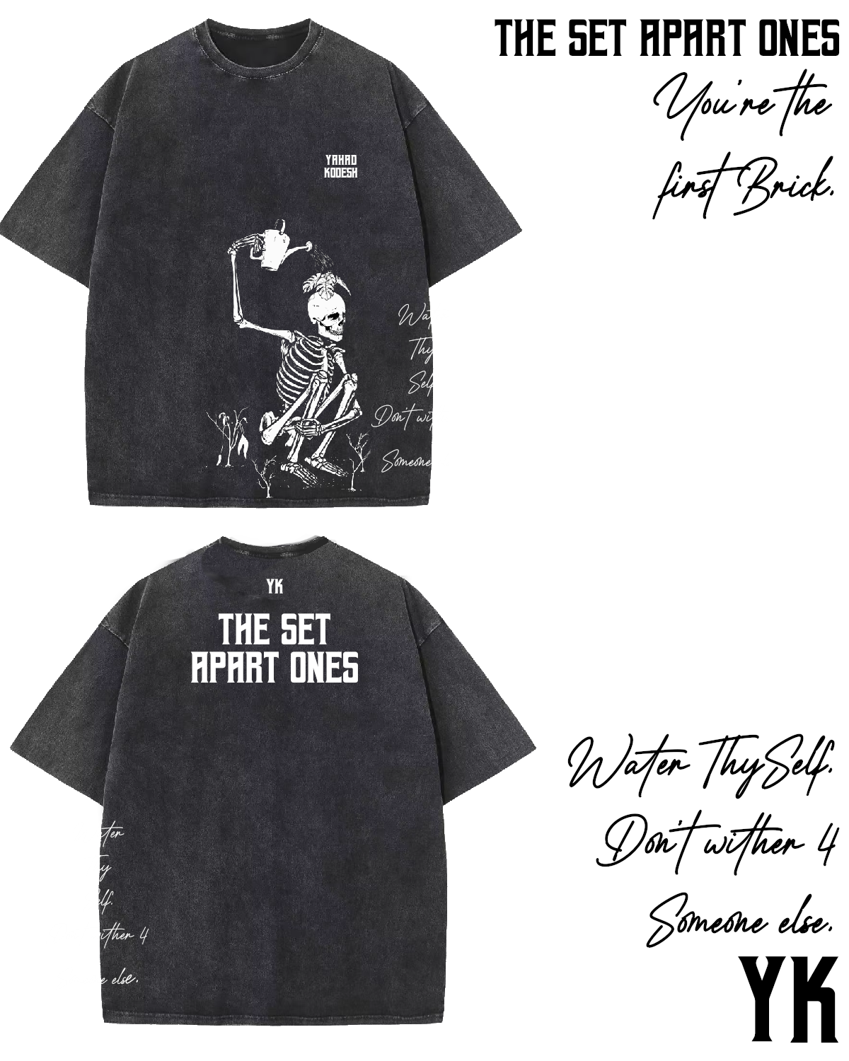 YK WATER THYSELF BOX TEE PROTOTYPE I