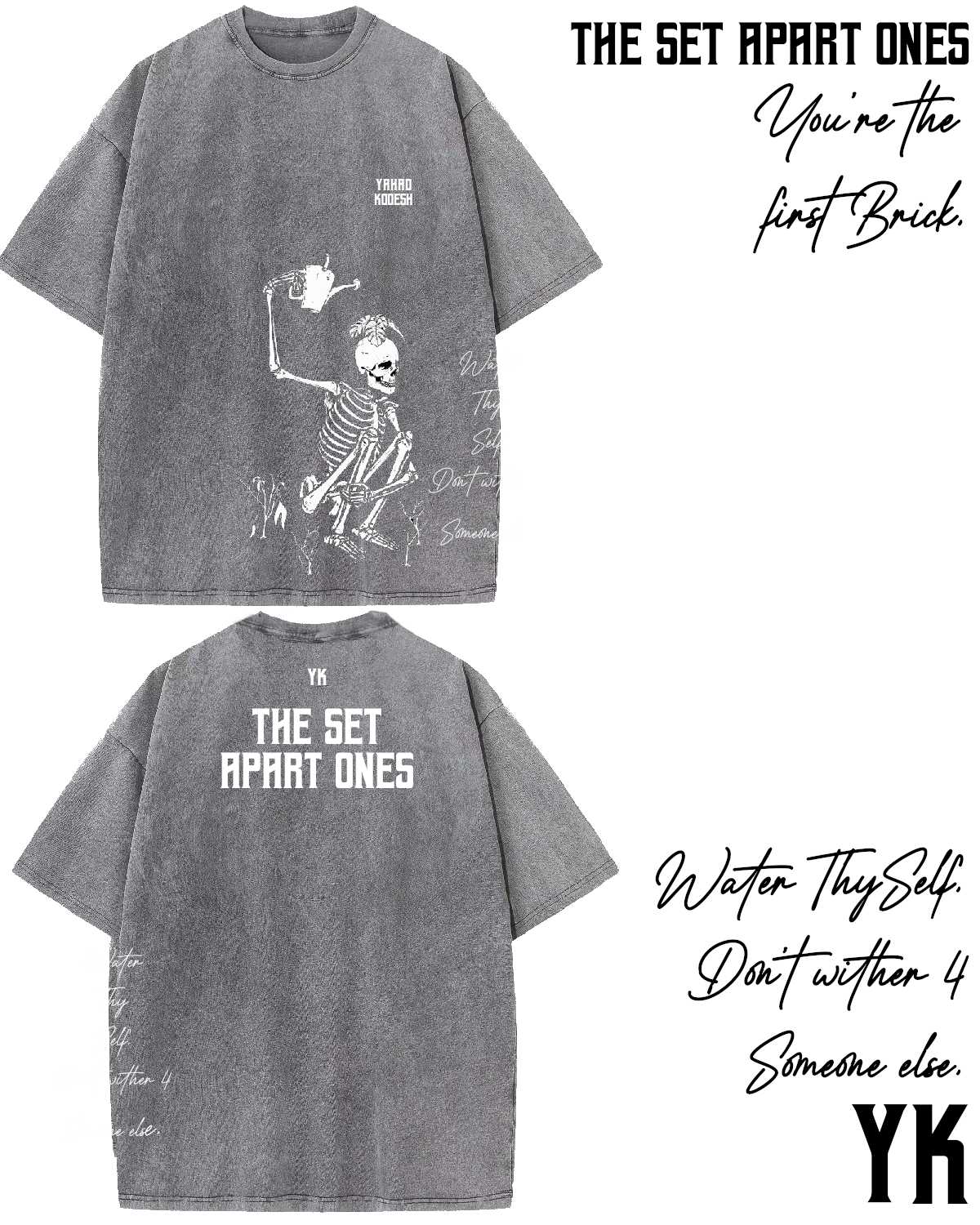 YK WATER THYSELF BOX TEE PROTOTYPE I